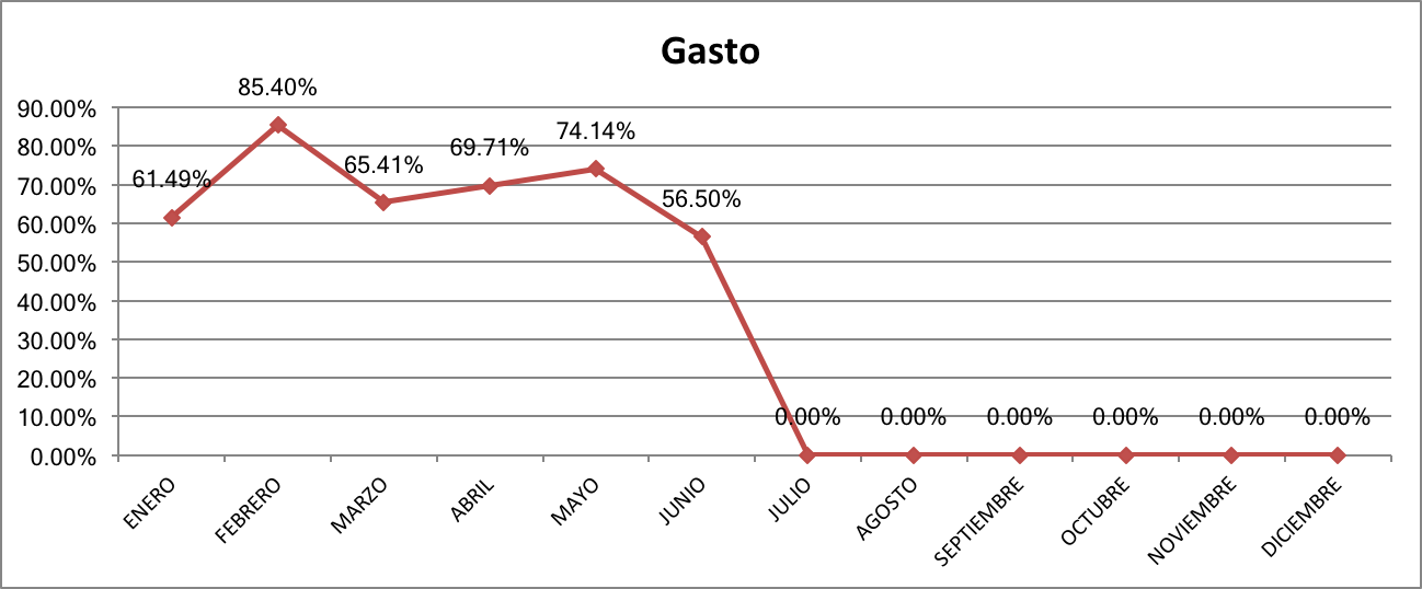 Gasto Junio 2017